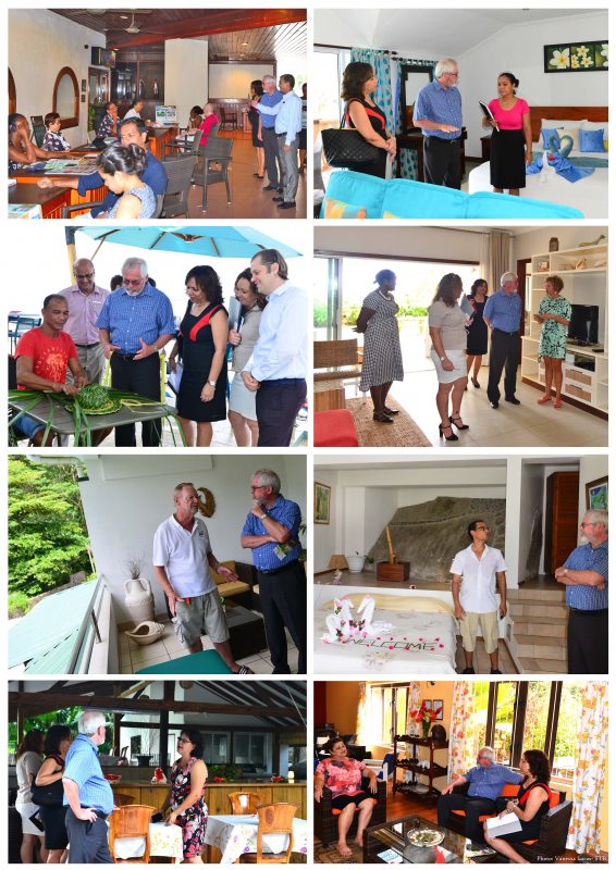MINISTERIAL VISIT TO HOTEL ESTABLISHMENTS IN BEAU VALLON
