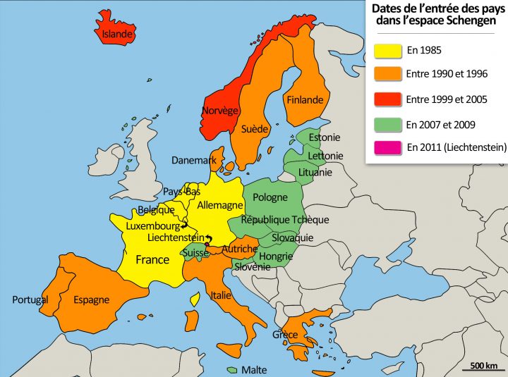 Espace schengen 2020