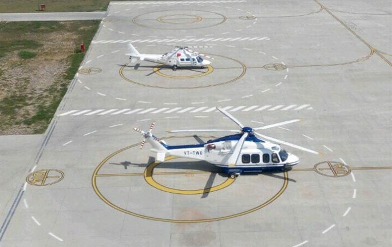 India opens first heliport