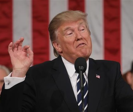 Trump tones down rant on immigration