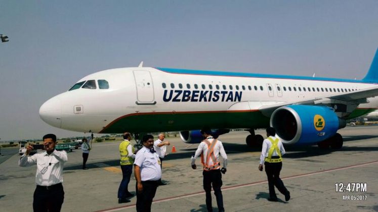 Uzbek Airways resumes flight from Tashkent to Lahore