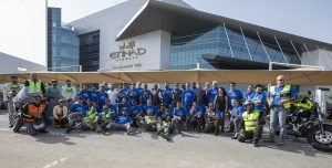 Etihad Airways turns autism awareness day into a motorbike parade