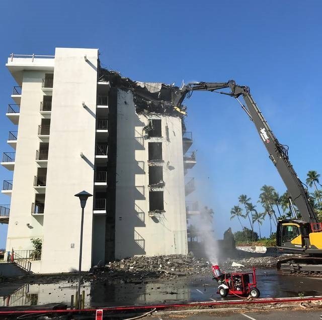 Demolition of historic Hawaii Keauhou Beach Hotel completed