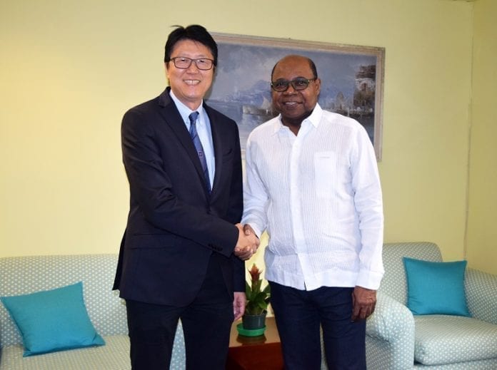 Jamaica’s Ambassador to China pays courtesy call on Minister Bartlett