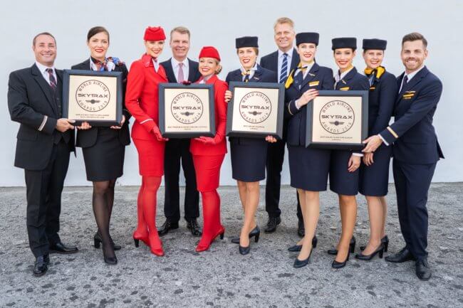 Lufthansa Group airlines win four Airline Oscars
