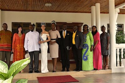 Uganda President and Tourism leaders hosts Miss World delegation