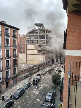 3 people killed, 6 wounded in huge Madrid explosion