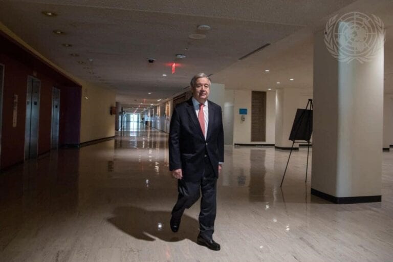 UN Secretary-General António Guterres says he will seek a second term