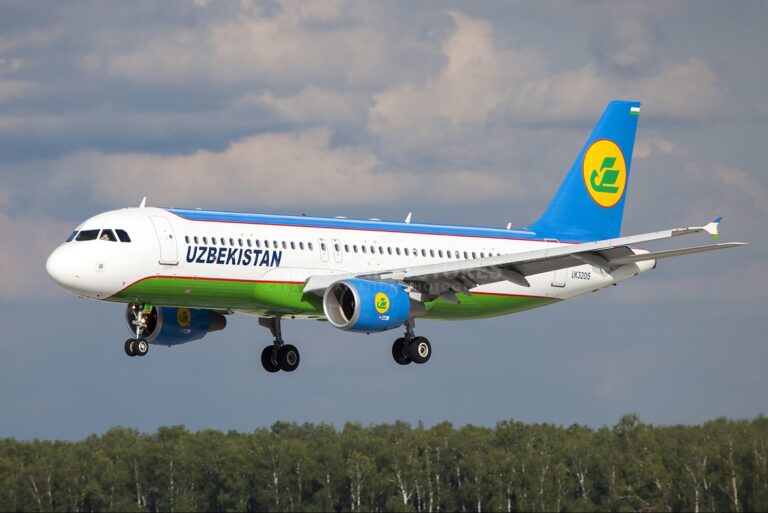 Uzbekistan Airways flies from Tashkent to Moscow Domodedovo Airport