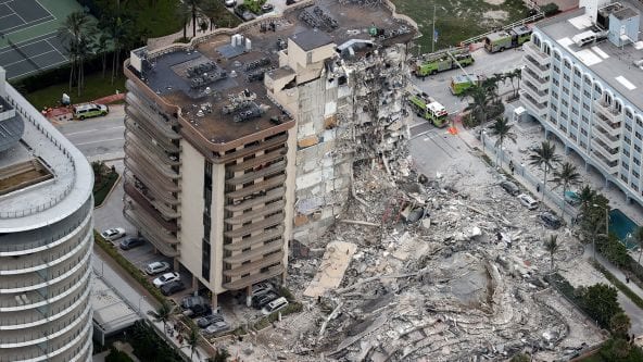 1 person killed, 51 missing in Miami condo collapse