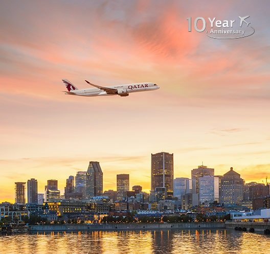 Qatar Airways marks 10 years Canada flights