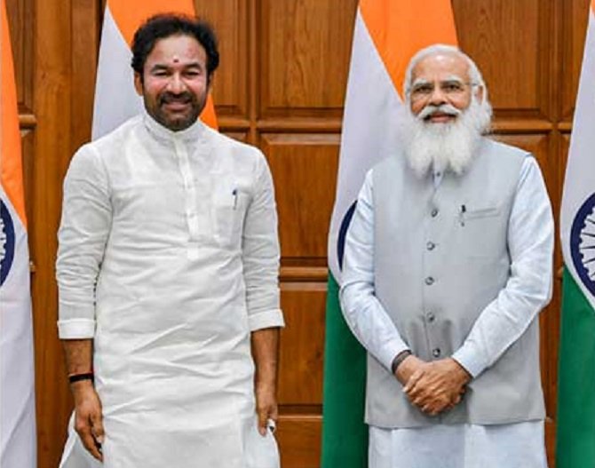 New India Tourism Minister with PM Modi