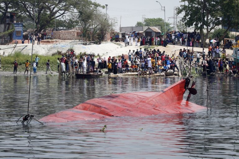 At least 21 killed, dozens missing in Bangladesh boat disaster